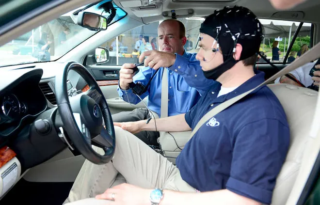 EEG measurement in vehicle